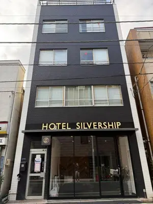 a hotel silvership building on a city street at Silvership Hotel 401 in Tokyo