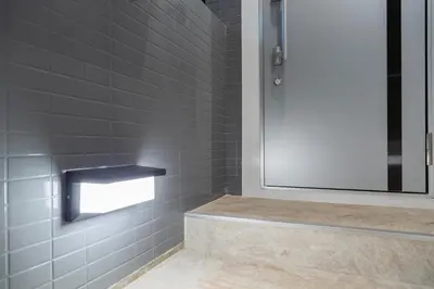 a bathroom with a mirror and a sink at ISSHUKU Noma \u5317\u65b0\u5bbfI -201 Triple Room in Tokyo