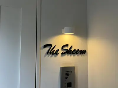 a sign that says the show on a wall at HigashiNakano 3 rooms 1 bath with 2 different view in Tokyo