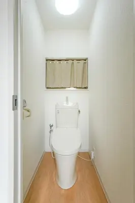 a bathroom with a white toilet in a room at BT House Bentencho Shinjuku Waseda in Tokyo