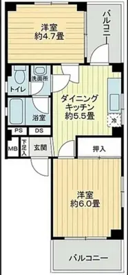 a floor plan of a house in an asian language at HouseHotel\u4e94\u53cd\u7530 in Tokyo