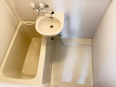a bathroom with a toilet and a sink at Shinjuku Area 41 Shinjuku Apartment in Tokyo