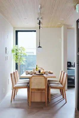 a dining room with a table and chairs at Ebisu2 Lux Villa 6 min Shibuya 4min Ebisu in Tokyo
