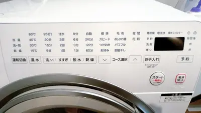 a washing machine with chinese writing on it at Tokyo Hoshino House 1Floor in Tokyo
