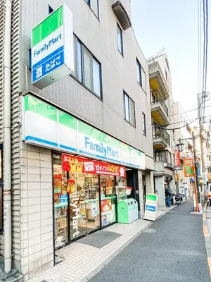 a store on the side of a building at 1F TINY Central Apartment 7 Minutes from Shinjuku in Tokyo