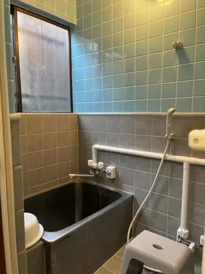 a bathroom with a sink and a toilet at Koenji house in Tokyo