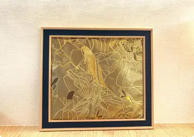 a framed picture of a painting on a wall at Designers apartment Shibuya Shinjuku area in Tokyo