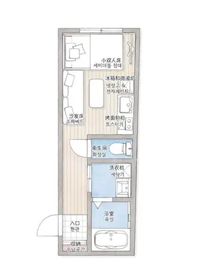 Gallery image of Tokyo 3min Gotanno Station couples friends 20sqm in Tokyo