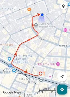 a map of the subwayroute in japan at \u30af\u30aa\u30ea\u30c6\u30a3\u30cf\u30a4\u30c4301 in Tokyo