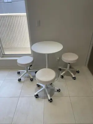 two tables and two chairs in a room at CIENtONCE BLD in Tokyo