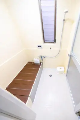 a bathroom with a toilet and a sink at 1200IN&OUT 5people 35m2 2Queenbed! 1sofabed! Exclusive house Shinjuku 18 minutes Shibuya 22 minutesIkebukuro 11 minutes in Tokyo