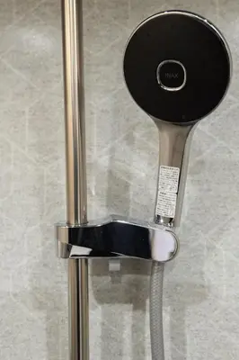 a glass door with a metal handle on it at F&F OMOTESANDO Designer 6LDK near Harajuku&Shibuya in Tokyo