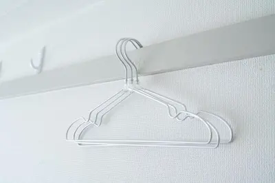 a metal hanger is hanging from a wall at Sgc\u4e16\u7530\u8c371\u4e01\u76ee in Tokyo