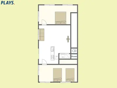 a floor plan of a house at \u4e80\u67095\u4e01\u76ee401 in Tokyo