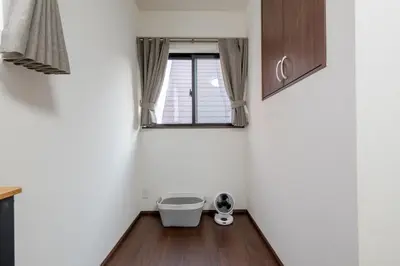 a room with a window and a wooden floor at -Baba 3chome- 8-minute walk from Takadanobaba station in Tokyo