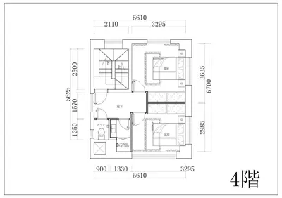 a floor plan of a house at SunRiseStay Asakusa Kaminarimon-dori\u6d45\u8349\u5546\u4e1a\u8857 \u96f7\u95e8\u901a in Tokyo