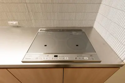 an electronic device sitting on top of a counter at THE AKI Daimon in Tokyo