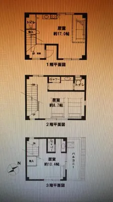 a drawing of a floor plan of a house at \u685c\u82b1\u4e0a\u6c34 in Tokyo