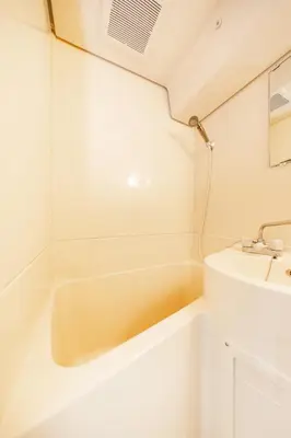 a bathroom with a tub and a sink at 8 mins walk to Ikebukuro, 6 mins to Kanamecho Station, Max 2 people, Direct access to Tokyo, Shinjuku, Shibuya, Ueno 503 in Tokyo