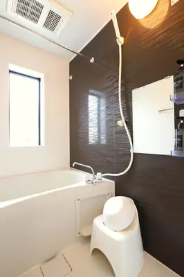 a bathroom with a white toilet and a bath tub at jjn\u4ef2\u753a201 in Tokyo