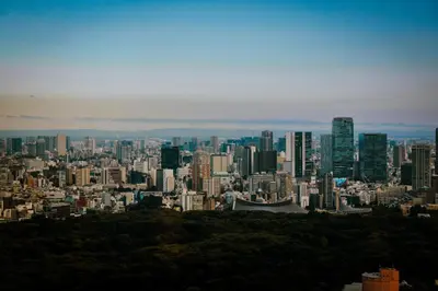 a view of a large city with many tall buildings at Park Hyatt Tokyo in Tokyo