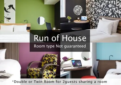 a collage of images of a room with a room type not guaranteed at the b akasaka-mitsuke in Tokyo
