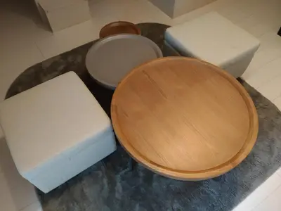 two chairs and a table in a room at Hotel Axas Nihonbashi in Tokyo