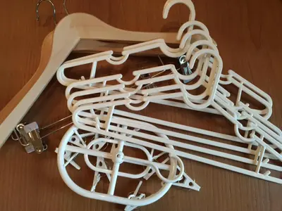 a bunch of white cords laying on a table at Hotel Axas Nihonbashi in Tokyo