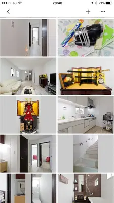 a collage of different pictures of a room at Tokyo Ikebukuro Takahashi Minsyuku in Tokyo