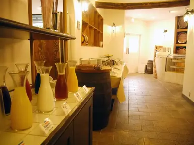 a kitchen with vases on a counter in a room at HOTEL MYSTAYS Kameido in Tokyo