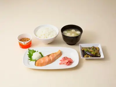 a plate of food with rice and vegetables on a table at Shibuya Tobu Hotel in Tokyo