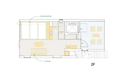 a house for a familyfirst floor plan at URBAN LODGE Komagome in Tokyo