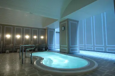 a large bathroom with a hot tub in a room at The Prince Sakura Tower Tokyo, Autograph Collection in Tokyo