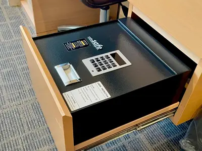 a box with a remote control in it at Tokyu Stay Kamata - Tokyo Haneda in Tokyo