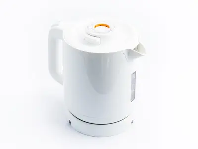 a white food processor isolated on a white background at APA Hotel Hatchobori Shintomicho in Tokyo