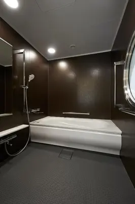 a bathroom with a bath tub and a shower at HOTEL 1899 TOKYO in Tokyo