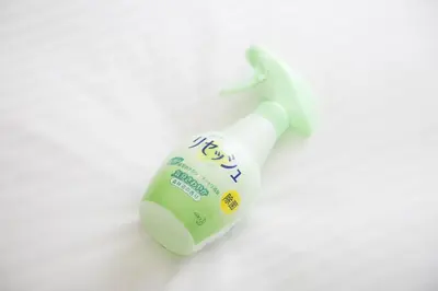 a bottle of babychamota toothpaste on a white surface at Almont Inn Tokyo Nihonbashi in Tokyo