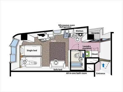 a floor plan of a house at HIROKI Building in Tokyo