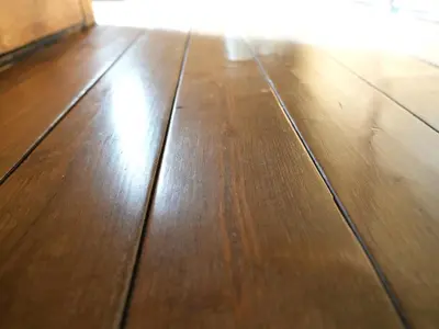 a close up of a wooden floor at Ryokan Nakadaya in Tokyo