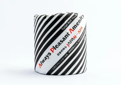 a roll of black and white stripes at APA Hotel Tokyo Kiba in Tokyo