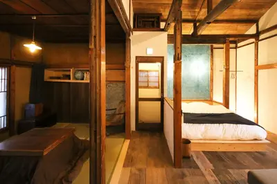 a bedroom with a bunk bed in a room at TOKYO LITTLE HOUSE in Tokyo