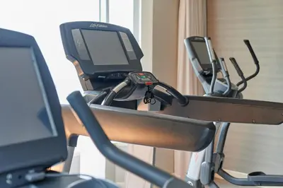 a group of exercise bikes in a room at ANA Holiday Inn Tokyo Bay by IHG in Tokyo