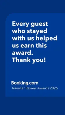 a blue picture with the words every guest who stayed with us helped us earn this at Shibuya Stay Tokyo A203 in Tokyo