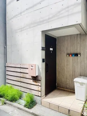 a toilet on the side of a building at Alo BnB 1 - Near UENO, AKIHABARA, SENSOJI, TOKYO SKY TREE - Self check-in in Tokyo