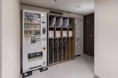 a large vending machine in a room with at Shinagawa Prince Hotel East Tower in Tokyo