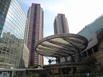 a view of a city with tall buildings at KOKO HOTEL Shimbashi Onarimon - formerly Hotel Wing International Shimbashi Onarimon in Tokyo