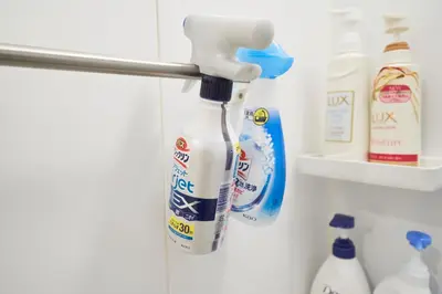 a refrigerator door with bleach and other cleaning products at FINOA Residential Suite IKEBUKURO - 5BR Large Vacation Home in Tokyo