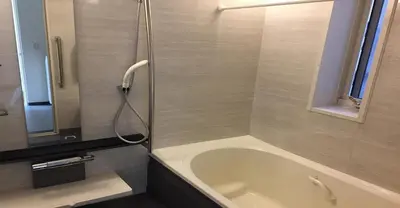 a bath tub in a bathroom with a shower at 3-25-2 Higashiogu - Apartment / Vacation STAY 8342 in Tokyo