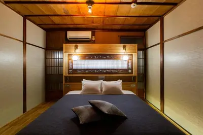 a bedroom with a bed in a room at Shinagawa-ku - House / Vacation STAY 12126 in Tokyo