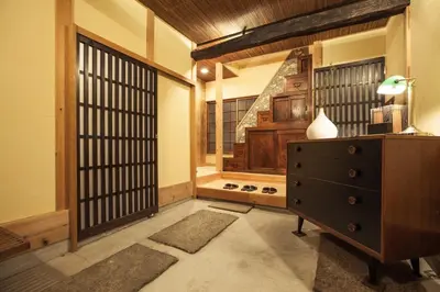 a room with a dresser and a large window at Minato-ku - House / Vacation STAY 12127 in Tokyo